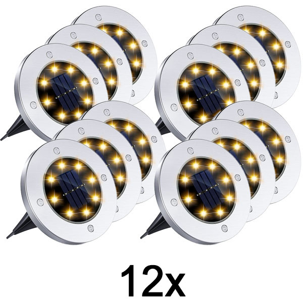 4x Solarne talne luči za zunanjo uporabo (3 kosi)  | LUMIGARD