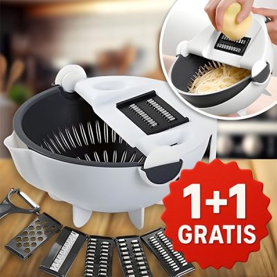 Rezalnik zelenjave 9 v 1 s košarico za odcejanje | SORTEX 9+9 BREZPLAČNO!