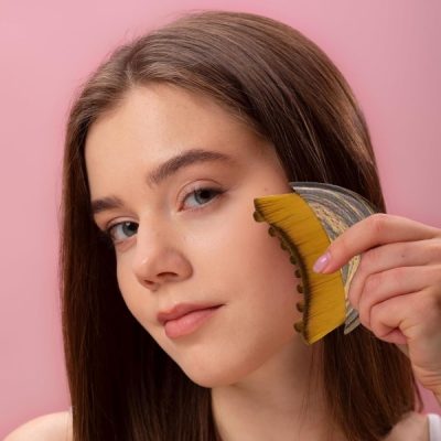 Krtača za limfno masažo obraza | DRENAGLO